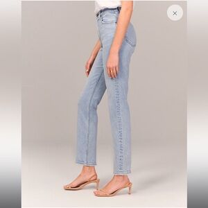 Abercrombie & Fitch, ultra high rise ankle straight jean